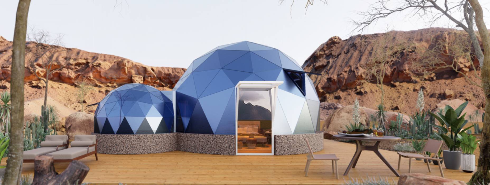 靖江市球形智能光伏玻璃星空房